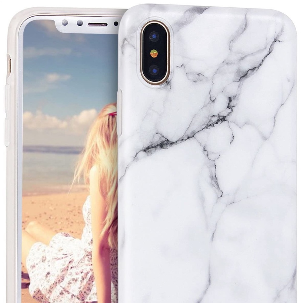 iPhone X marble phone case